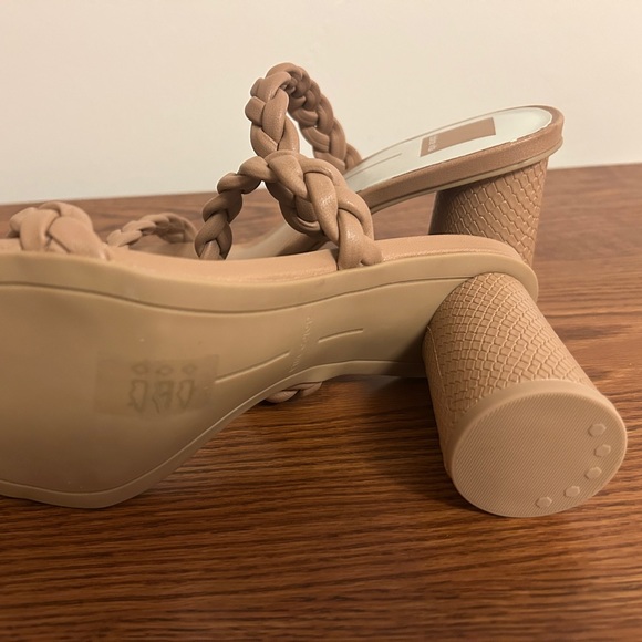 Dolce Vita Nairi Braided Strappy Sandals Tan Size 8.5M - Picture 4 of 4